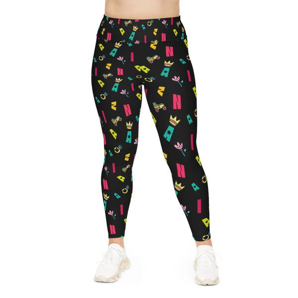 Plus Size Zaina The Phenom Print Leggings (AOP)