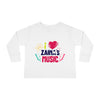 I Love Zainas Music Toddler Long Sleeve Tee