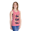 Kid's Jersey go girl go Zaina print Tank Top