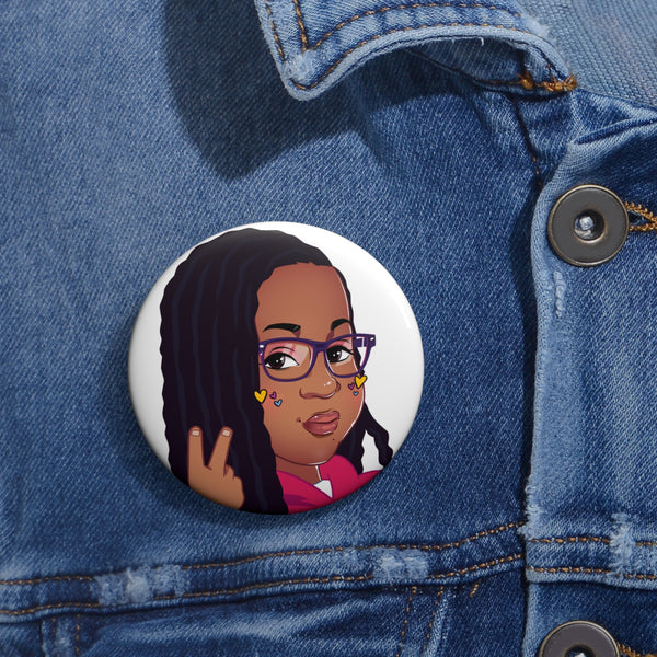 Custom Zaina The Phenom Pin Buttons