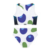 Girls Two Piece  Puget Sound Puppy Wear Swimsuit (AOP)