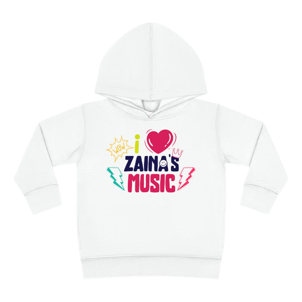 I love Zainas music toddler  Fleece Hoodie