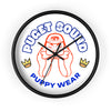 Puget Sound Puppy Wear Wall Clock