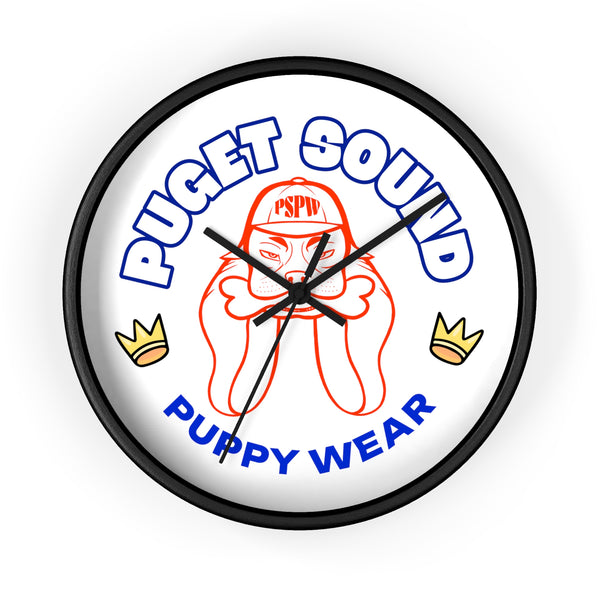 Puget Sound Puppy Wear Wall Clock