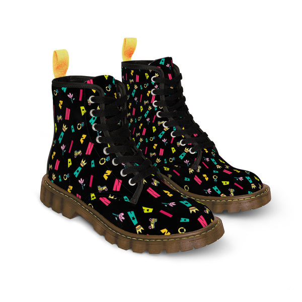 Women's Zaina The Phenom Print Canvas Boots