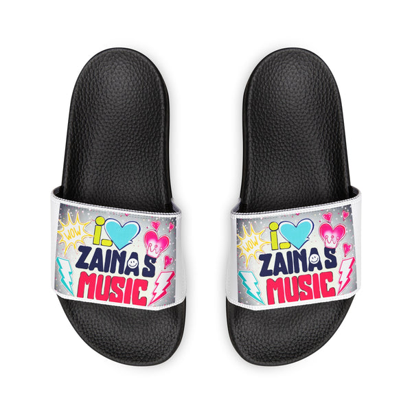 I Love Zainas Music Girls Youth Removable-Strap Sandals