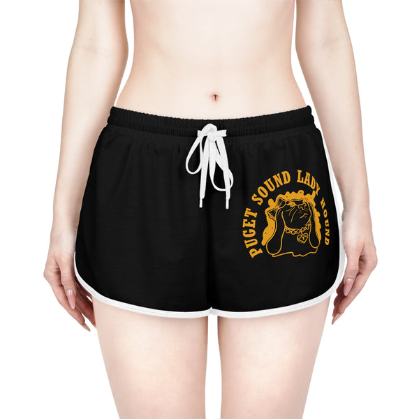 Women's Puget Sound Lady Hound Relaxed Shorts (AOP)