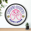 Puget Sound Puppy Wear Wall Clock