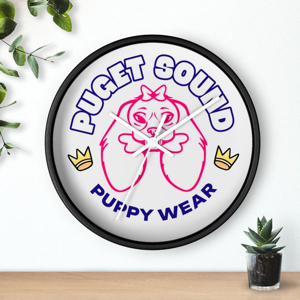 Puget Sound Puppy Wear Wall Clock