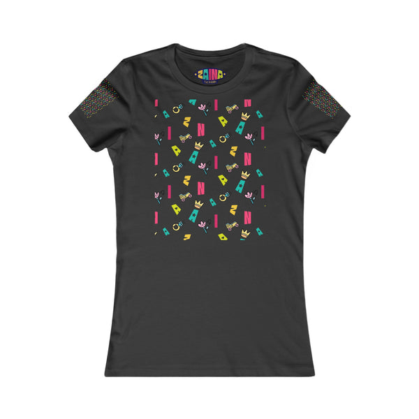 Women's Zaina The Phenom Logo Print  Favorite Tee