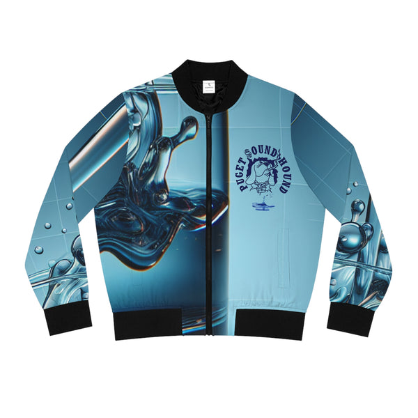 Puget Sound Hound Apparel Drip Bomber Jacket (AOP)