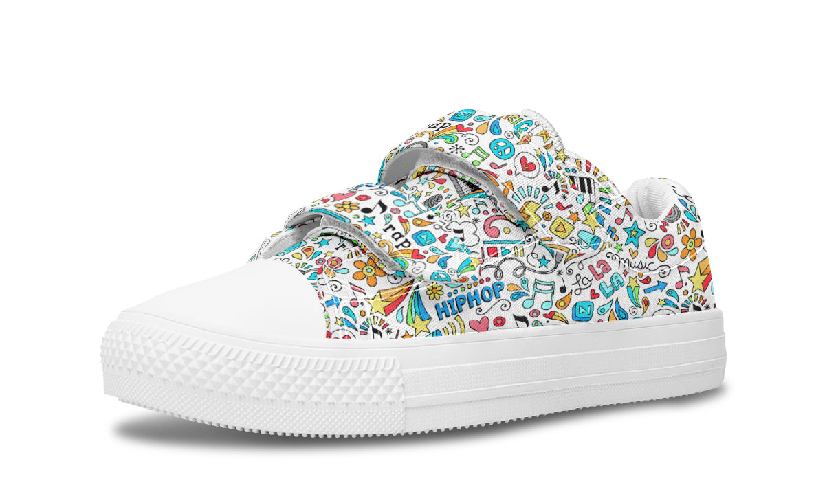 Kids Lowtops Music Doodles
